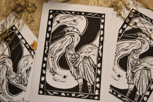 ‘The Heron’ Card