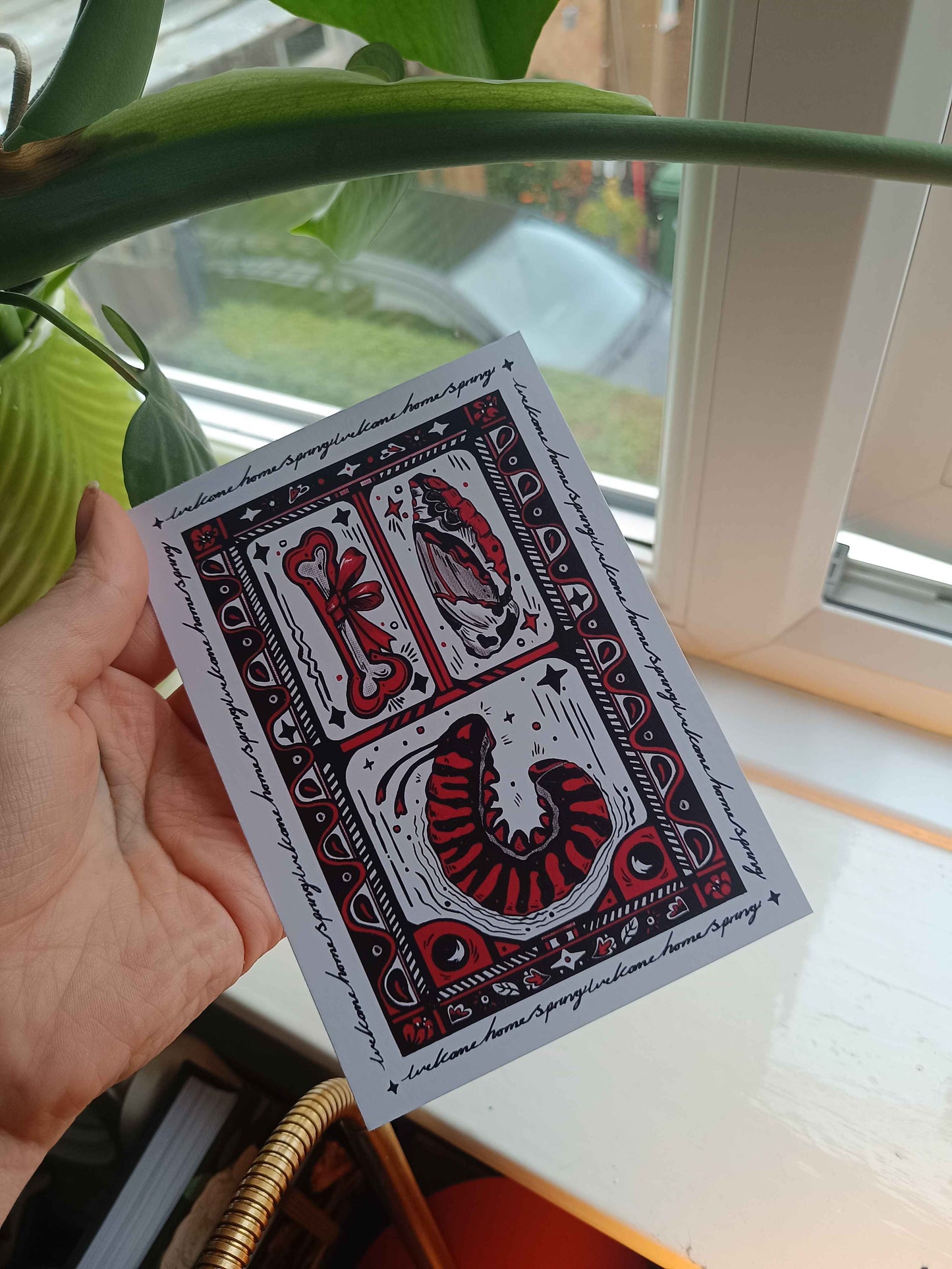 ‘Spring Caterpillar’ Postcard