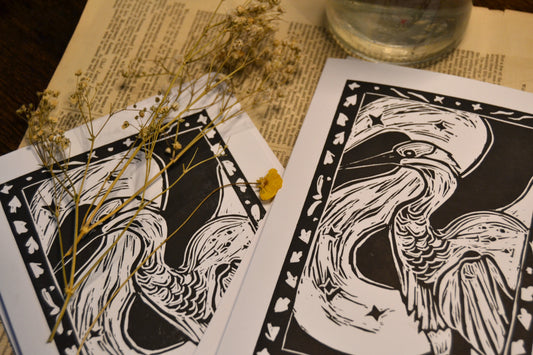 ‘The Heron’ Card