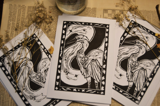 ‘The Heron’ Card