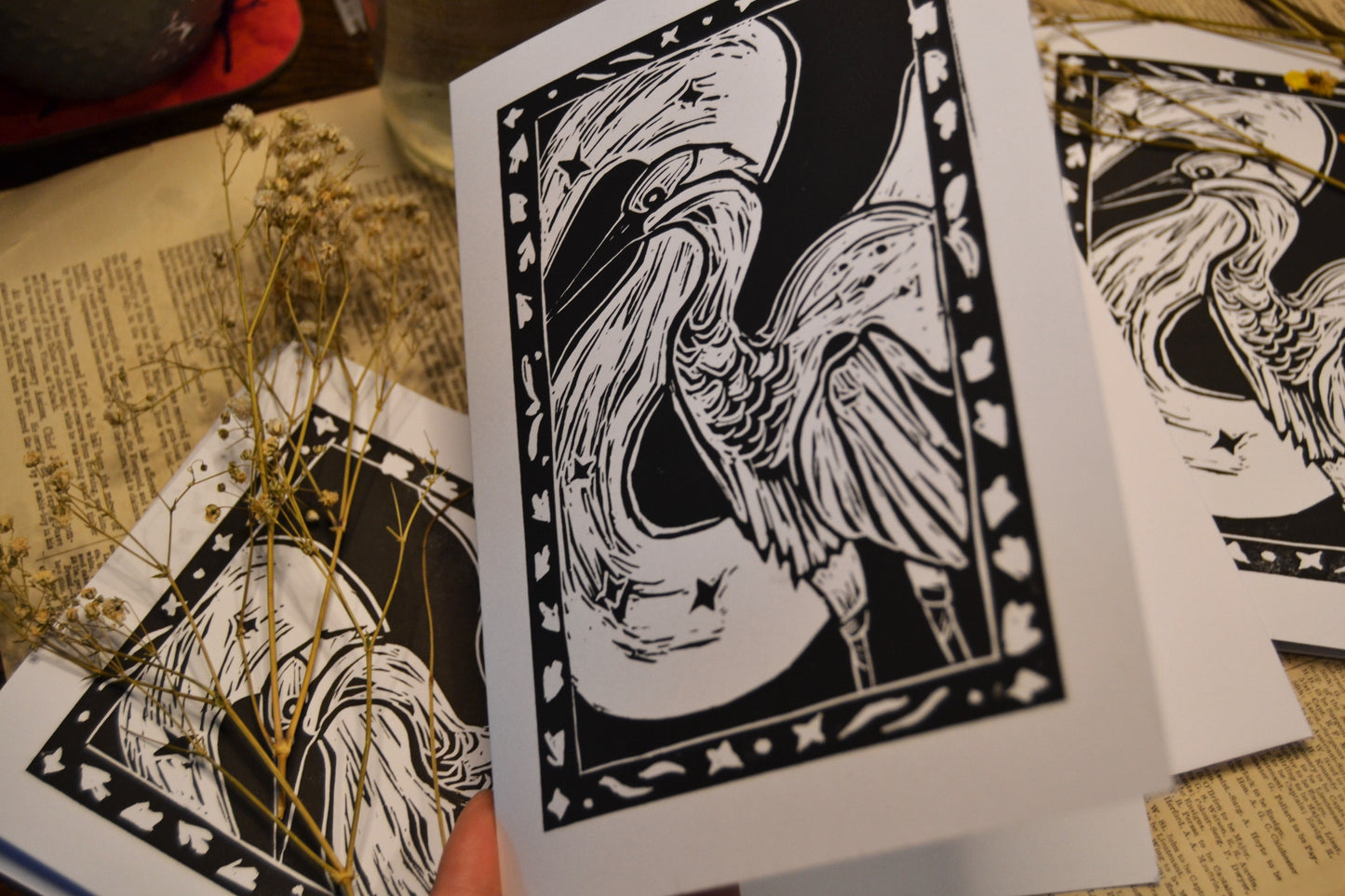 ‘The Heron’ Card