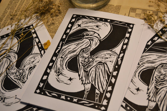 ‘The Heron’ Card